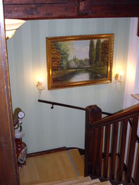 Anstrich eines Treppenhauses in Augustusburg…